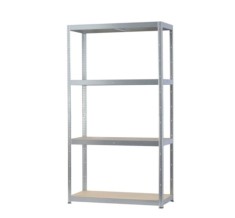 Raft Metalic Depozitare 4 Polite 150x75x30cm + LIVRARE GRATUITA