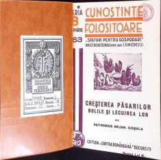 CRESTEREA PASARILOR BOLILE SI LECUIREA LOR-PETRONIUS BEJAN-COSULA-332771