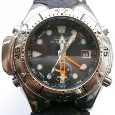 RAR !!! JAPAN CITIZEN Promaster AIR DIVER Aqualand 5812-H30431 , PARASUTISM !!! foto