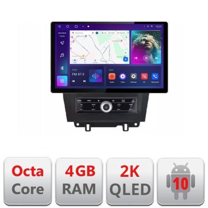Navigatie dedicata Ford Mustang 2009-2014 Edonav ecran 13&quot; 2K 8 si 128 Android Waze USB Navigatie 4G 360 Toslink Youtube Radio KI CarStore Technology