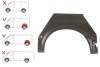 Segment reparatie aripa spate Ford TRANSIT (V184/5), 05.00-04.06 ,Partea Stanga, Spate,Model Lung, Rapid