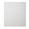 Tapet 3D Autoadeziv Caramida Alba Relief 77x70cm Lavabil Rezistent Umiditate Living Dormitor Baie Hol Birou