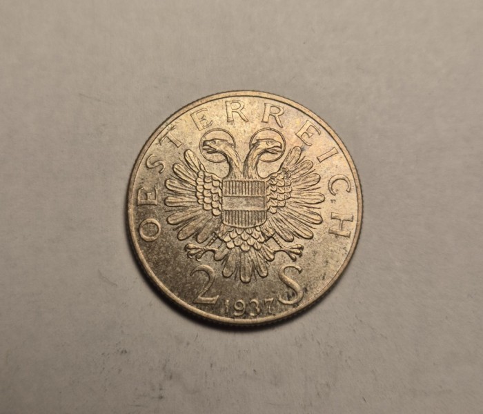 2 Schilling 1937 UNC