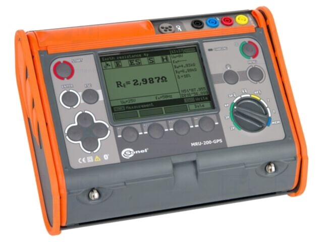 Multimetru digital SONEL pentru măsurare rezistență &icirc;mpăm&acirc;ntare cu Bluetooth și ecran LCD