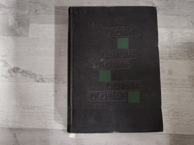 Dictionar de chimie de Grigore Balanescu foto
