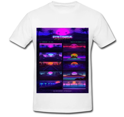 Tricou &amp;quot; Synthwave &amp;quot; foto
