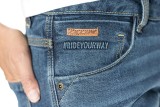 Cumpara ieftin Blugi (jeans) moto femei Ixon model Billie LS culoare: albastru (stonewash) (Cordura&reg; Denim) - Slim Fit - clasa AA - Albastru, US26