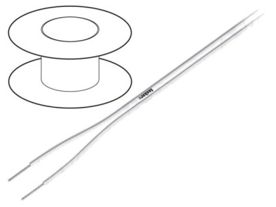 Cablu Siliconic Alb 2x4mm2 foto