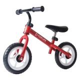 Bicicleta Fara Pedale Top Life, Design Modern Rosu-Negru, Copii, Echilibru si Coordonare