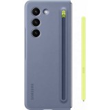 Husa de protectie Samsung S-Pen Case pentru Galaxy Z Fold5, Icy Blue