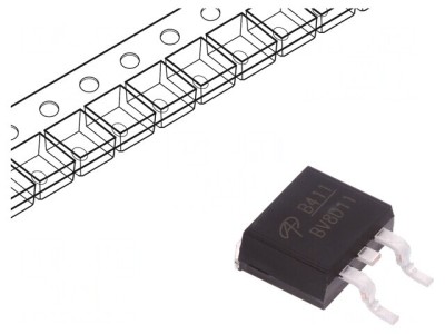 Tranzistor P-MOSFET unipolar 60V 55A 93W TO263 foto