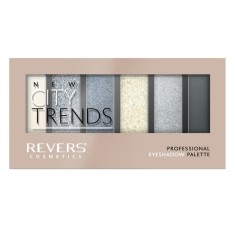 Paleta fard de pleoape cu 6 culori New City Trends, Revers, Nr.14