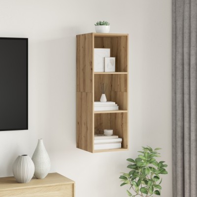 vidaXL Dulap pentru TV Montat pe Perete Pe perete stejar artizanal foto