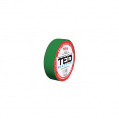 Banda electroizolatoare TED 19mm x 10metri verde