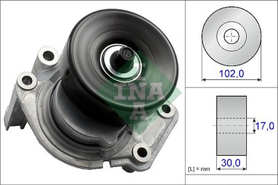 INA 534 0350 10 Intinzator curea, curea distributie foto