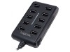 Hub USB 2.0 cu 10 Porturi 480Mbps, Logilink