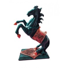 Statueta in forma de Cal, Turcoaz, 40 cm, B1000