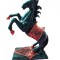 Statueta in forma de Cal, Turcoaz, 40 cm, B1000
