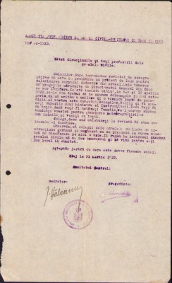 HST A1235 Apel 1922 Asociația Profesorilor de Școale Civile foto