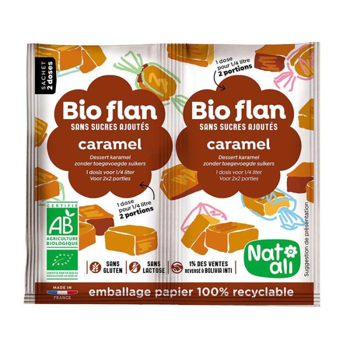 Budinca de Caramel Eco 2 x 4 grame Nat-Ali