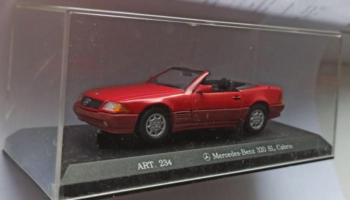 Macheta Mercedes-Benz 320 SL Cabrio R129 1990 - Detail Cars 1/43