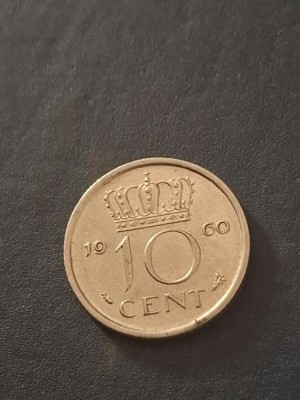 10 cent 1960 olanda foto
