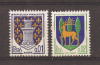 Franta 1964-1965 - Steme ale oraselor, 3 serii, 6 poze, MNH, Nestampilat