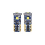 Set 2 x becuri auto LED, T10, SMD, 5W, alb