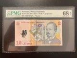 Romania 10 lei 2013 pick 119i grad 68 pmg