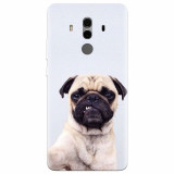 Husa silicon pentru Huawei Mate 10, Simple Pug Selfie