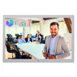 Rama foto digitala 17 inch din aluminiu, slim, LED