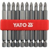 Yato YT-0480 - Set capete de insurubare profil PH2 10 bucati