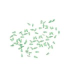 Strasuri pentru unghii &icirc;n pachet - lacrimi verde-deschis, 50 buc, INGINAILS