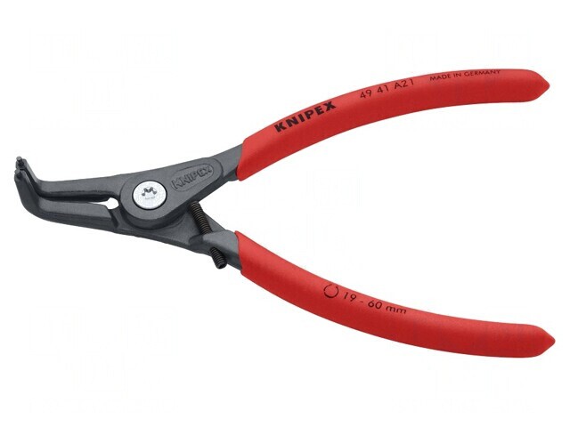 Cleşti pentru inele de blocare extern 19-60mm &icirc;n unghi