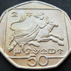 Moneda 50 CENTI - CIPRU, anul 1994 *cod 1645 = UNC