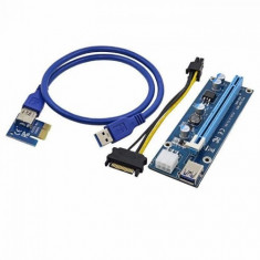 Riser PCI-E v006c USB 3.0 60cm pentru minerit foto