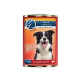 Hrana umeda caini, 4Dog, conserva 415 g, toate taliile, adult, carne de vita
