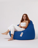 Cumpara ieftin Fotoliu puf, Bean Bag, Ferndale Premium XXL, 115 x 130 cm, poliester impermeabil, albastru