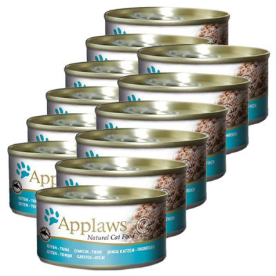 Applaws Kitten - conservă pentru pisici cu ton, 12 x 70g foto