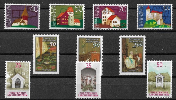 C1127 - lot timbre nestampilate MNH Liechtenstein