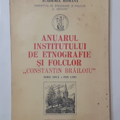 Anuarul Institutului De Etnografie Si Folclor Constantin Brailoiu Tom 4/1993