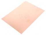 Placă Laminată FR4 Rășină Epoxidică 0,6mm 170x120mm