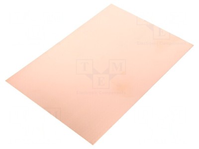 Laminat Epoxidic FR4 0.6mm 170x120mm Două Fețe foto