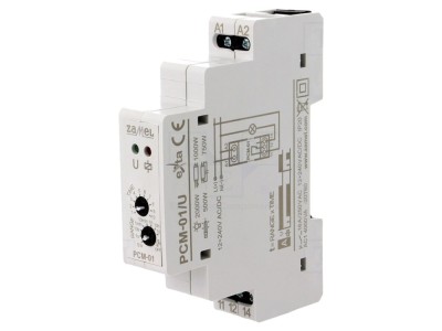 Timer Programabil SPDT 250VAC/16A 12-240V PCM-01/U foto