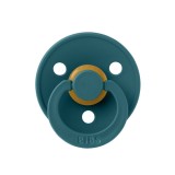 Suzeta din latex cu tetina rotunda 0 luni+ Colour Forest Lake, 1 bucata, Bibs