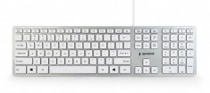 Tastatura Gembird Chocolate Keyboard, US layout, white &amp;quot;KB-MCH-02-W&amp;quot; foto