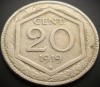 Moneda istorica 20 CENT / CENTI - ITALIA, anul 1919 * cod 4338, Europa