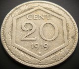 Cumpara ieftin Moneda istorica 20 CENT / CENTI - ITALIA, anul 1919 * cod 4338, Europa