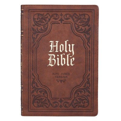 KJV Bible Thinline Brown foto