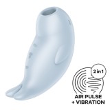 Seal You Soon - Vibrator Cu Tehnologie Air Pulse, albastru